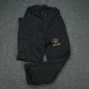 Bass Pro Shops Pants Mens Medium Black Bone Dry Cargo Lined Fishing Rain *